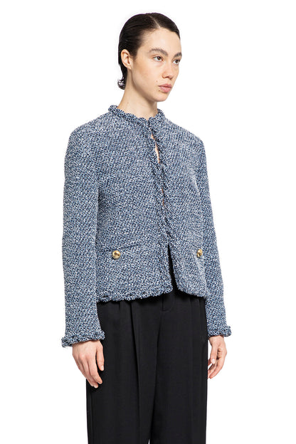 VALENTINO WOMAN BLUE JACKETS