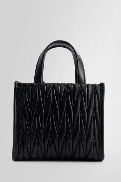 MIU MIU WOMAN BLACK TOTE BAGS