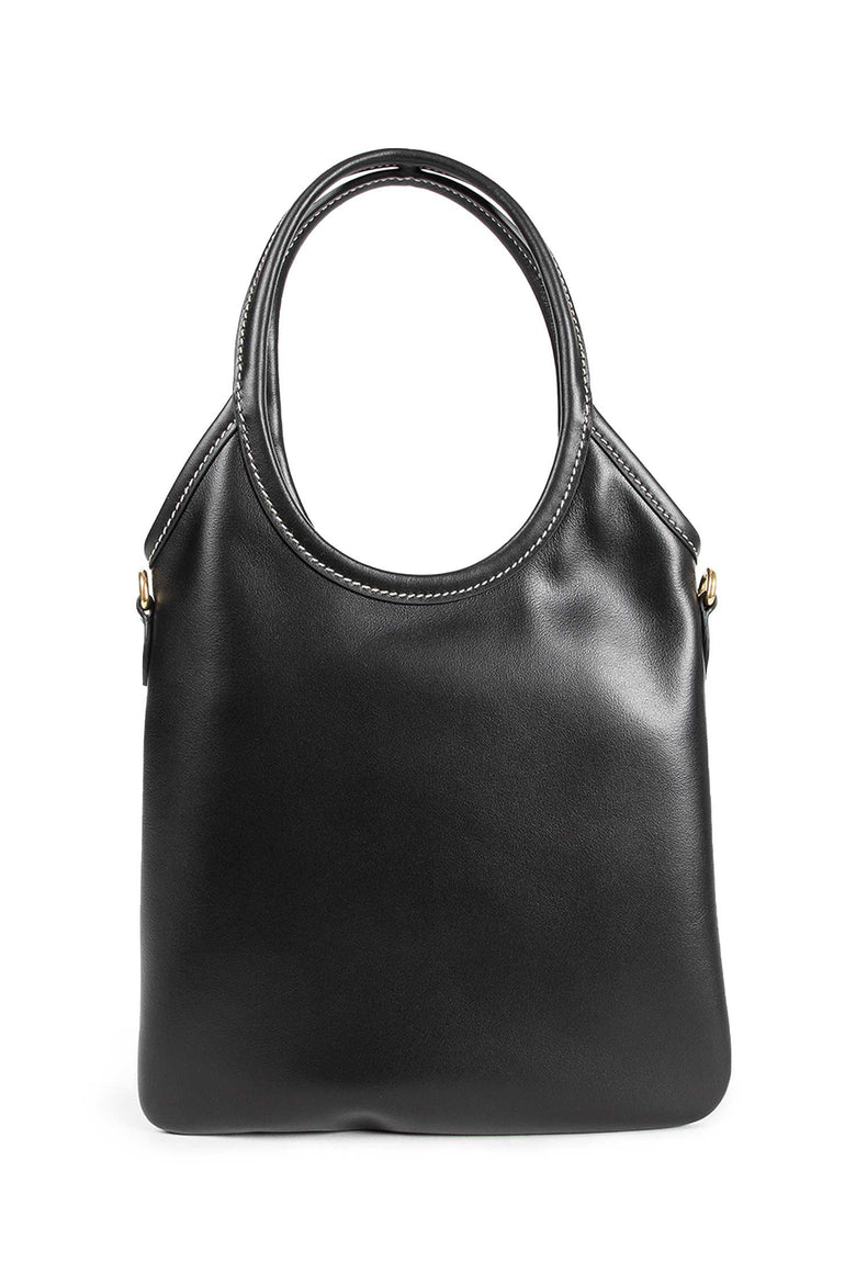 MIU MIU WOMAN BLACK SHOULDER BAGS