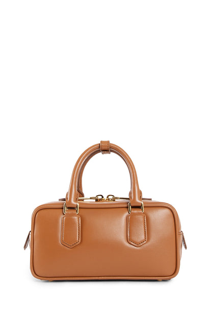 MIU MIU WOMAN BROWN TOP HANDLE BAGS