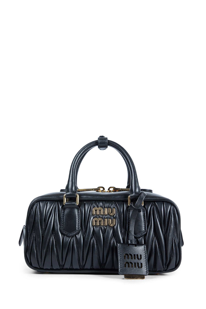 MIU MIU Arcadie matelassé nappa leather bag woman