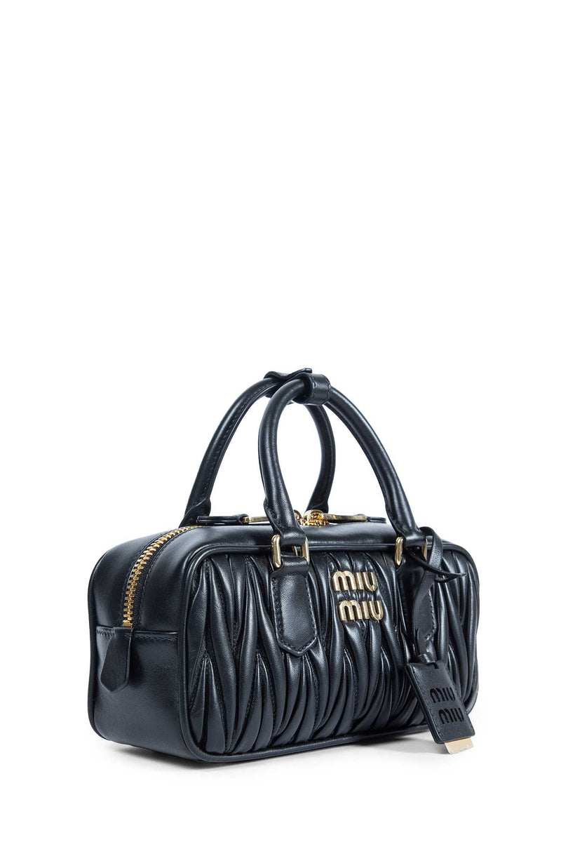 MIU MIU Arcadie matelassé nappa leather bag woman
