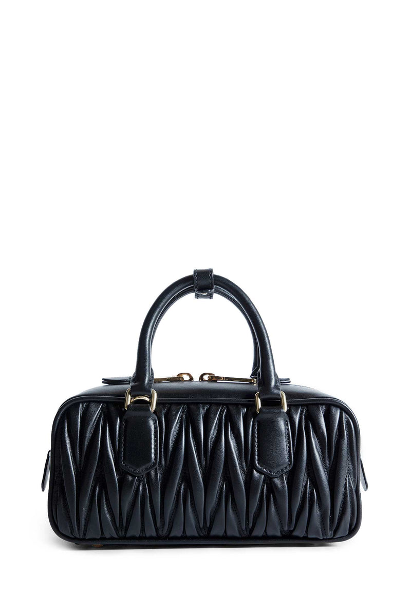 MIU MIU Arcadie matelassé nappa leather bag woman