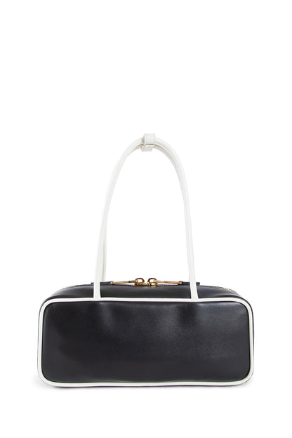 MIU MIU WOMAN BLACK&WHITE TOP HANDLE BAGS