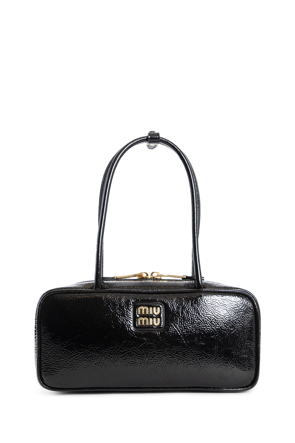 MIU MIU WOMAN BLACK TOP HANDLE BAGS