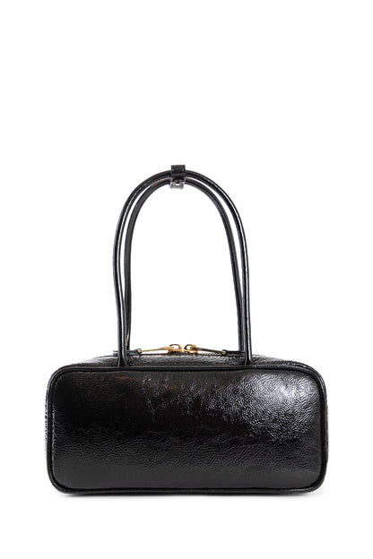 MIU MIU WOMAN BLACK SHOULDER BAGS