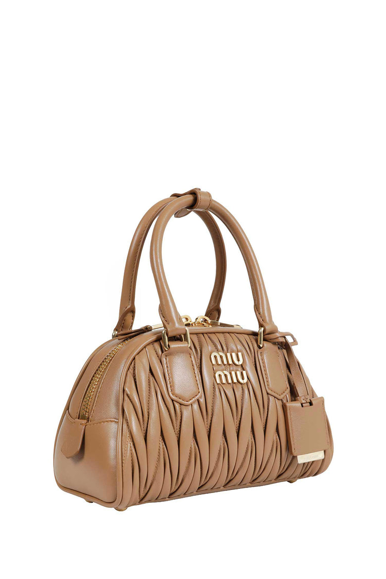 
              MIU MIU Arcadie Matelassé Nappa Leather Bag woman
            