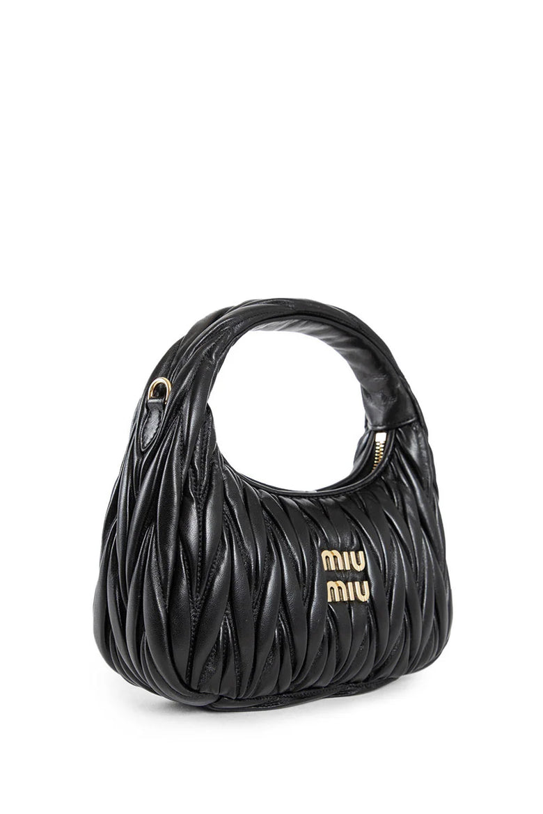 MIU MIU Wander Matelassé Hobo Bag woman