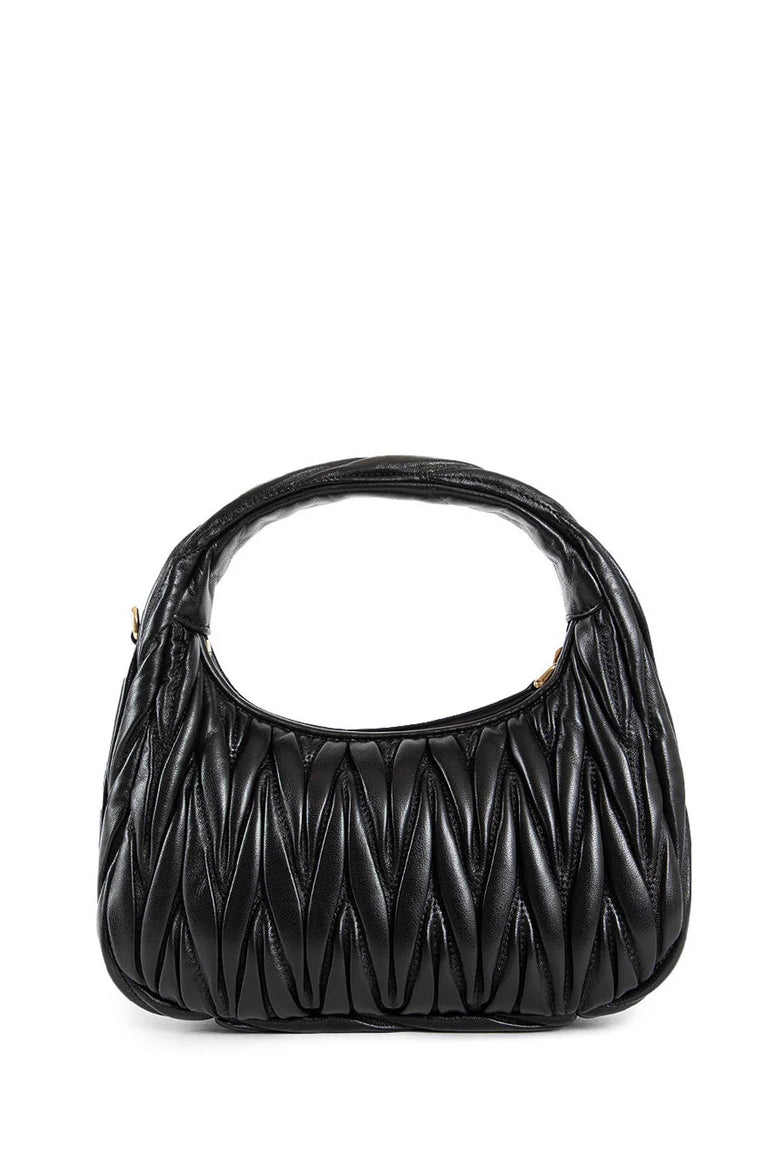 MIU MIU Wander Matelassé Hobo Bag woman