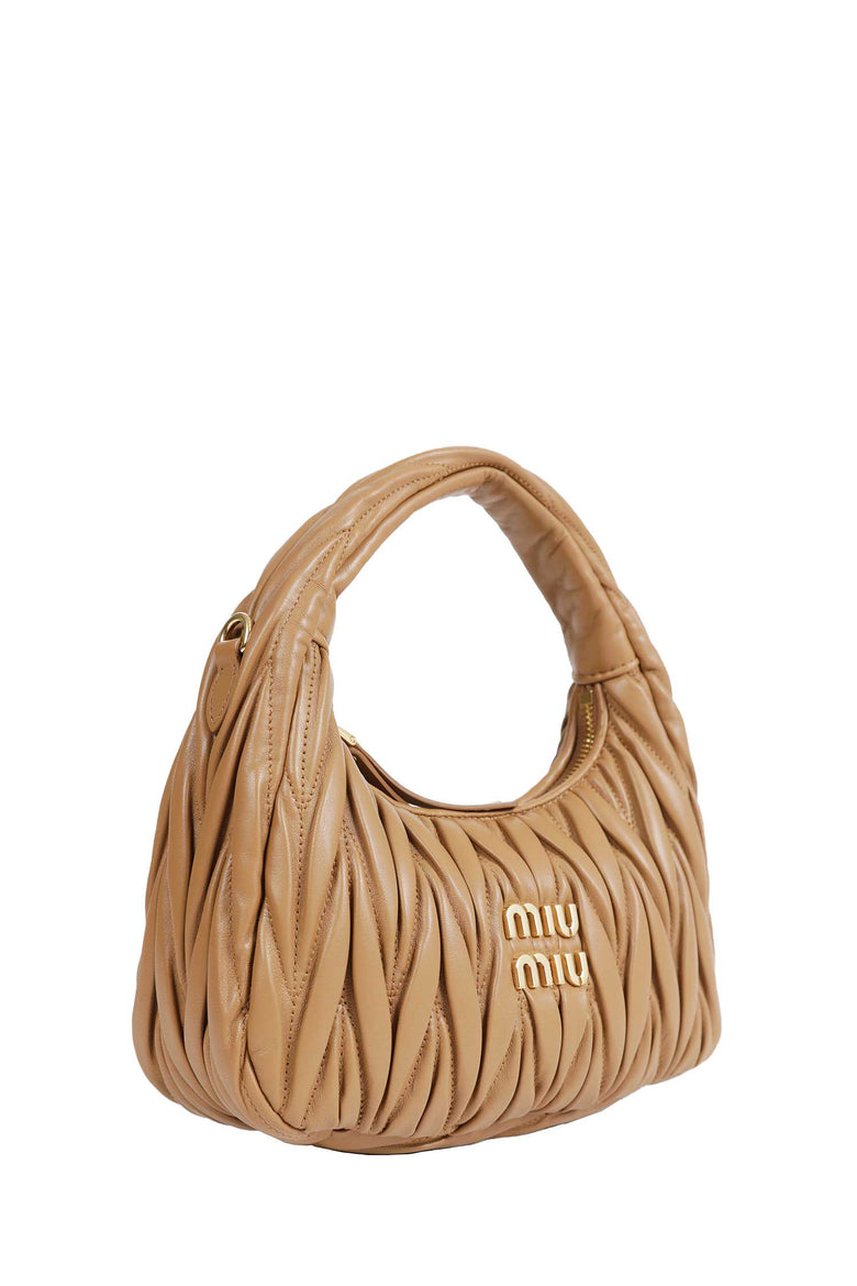 
              MIU MIU Wander Matelassé Hobo Bag woman
            