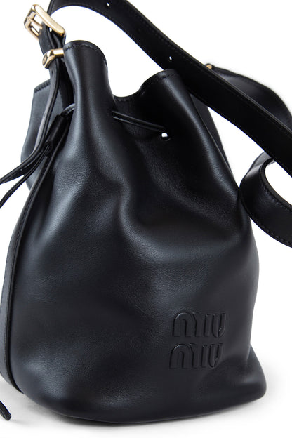 MIU MIU WOMAN BLACK CROSSBODY BAGS