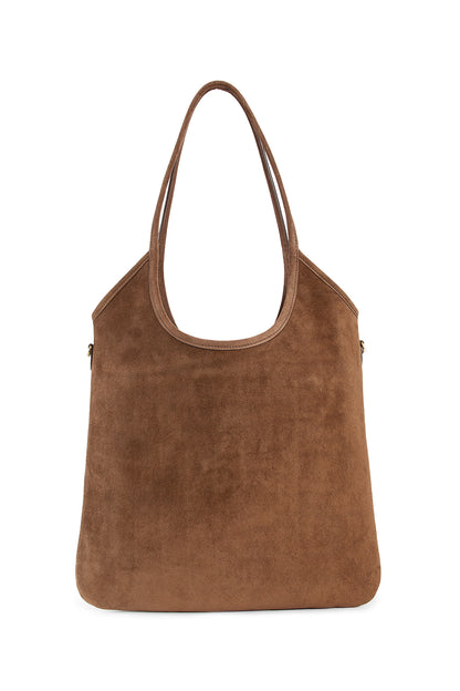 MIU MIU WOMAN BROWN TOTE BAGS