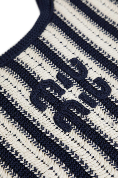 Ivy Crochet Top Handle Bag