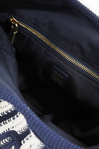 Ivy Crochet Top Handle Bag