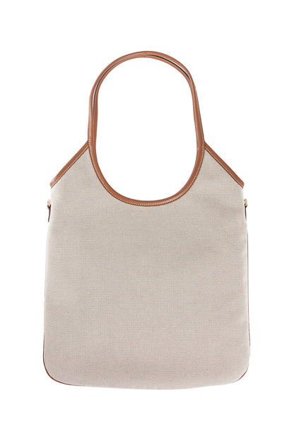 MIU MIU WOMAN BEIGE TOTE BAGS