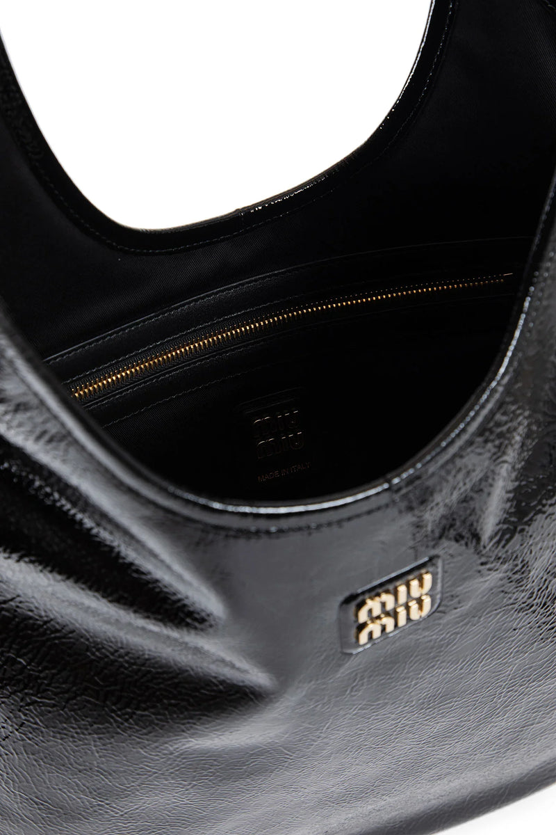 MIU MIU WOMAN BLACK SHOULDER BAGS - Antonioli.eu