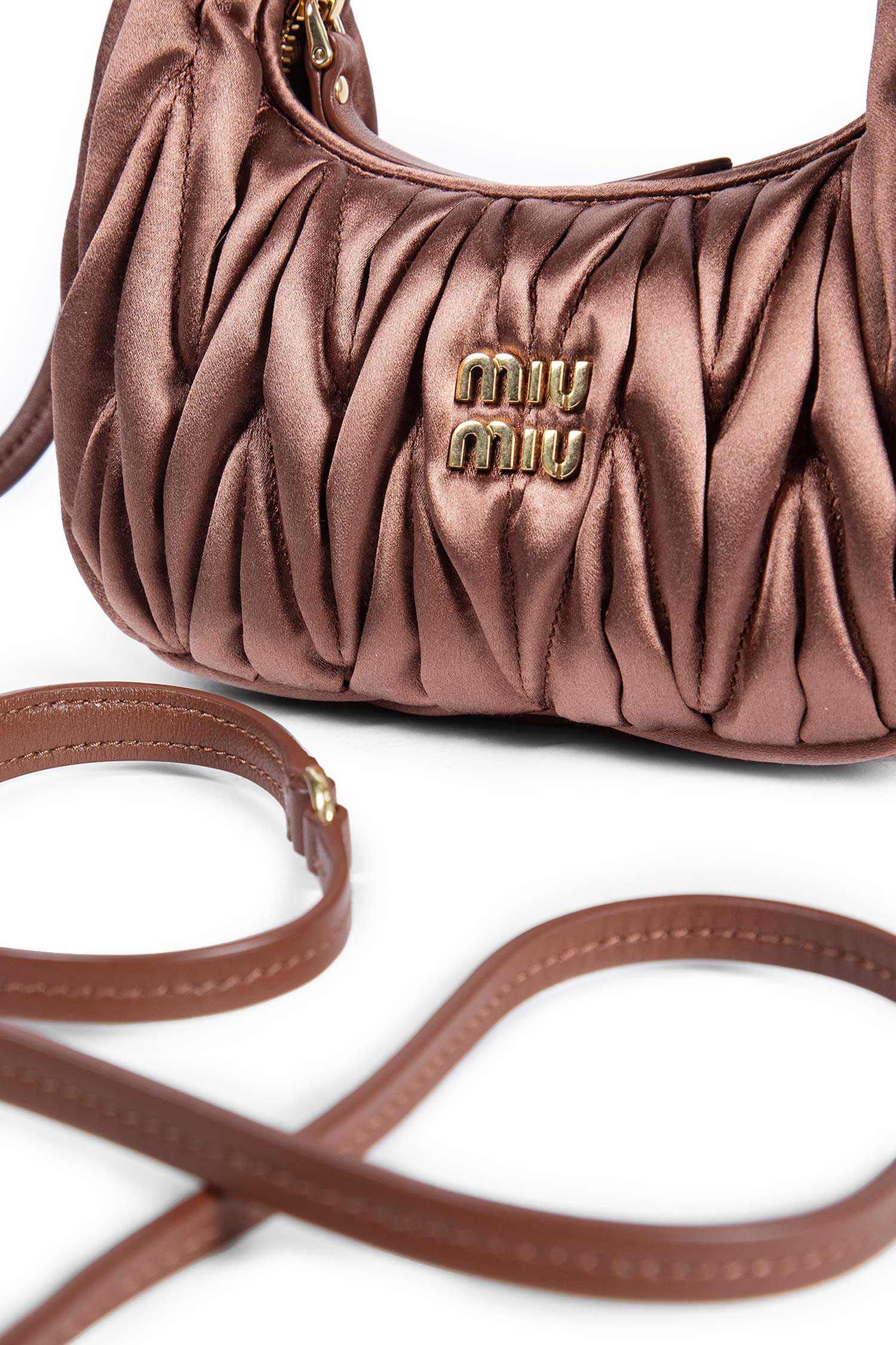 Wander Matelassé Satin Mini Bag