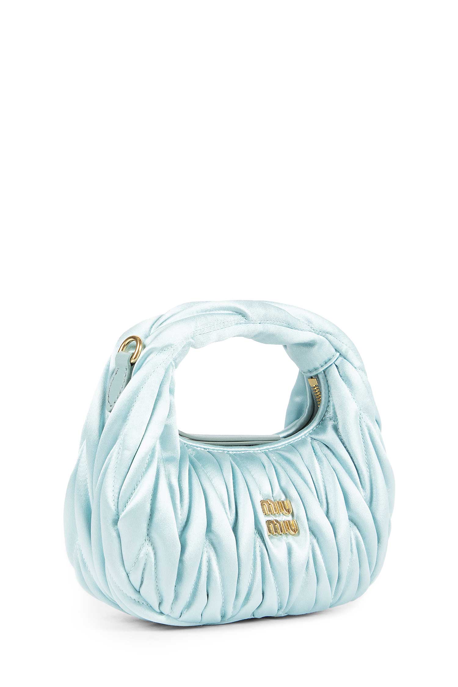 Wander Matelassé Satin Mini Bag