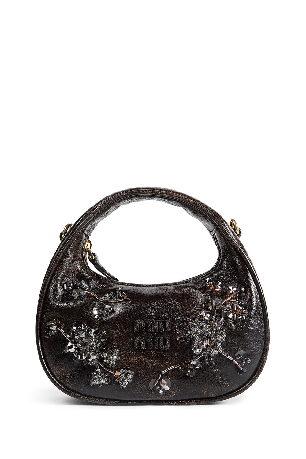 MIU MIU Wander Embroidered Mini Bag woman