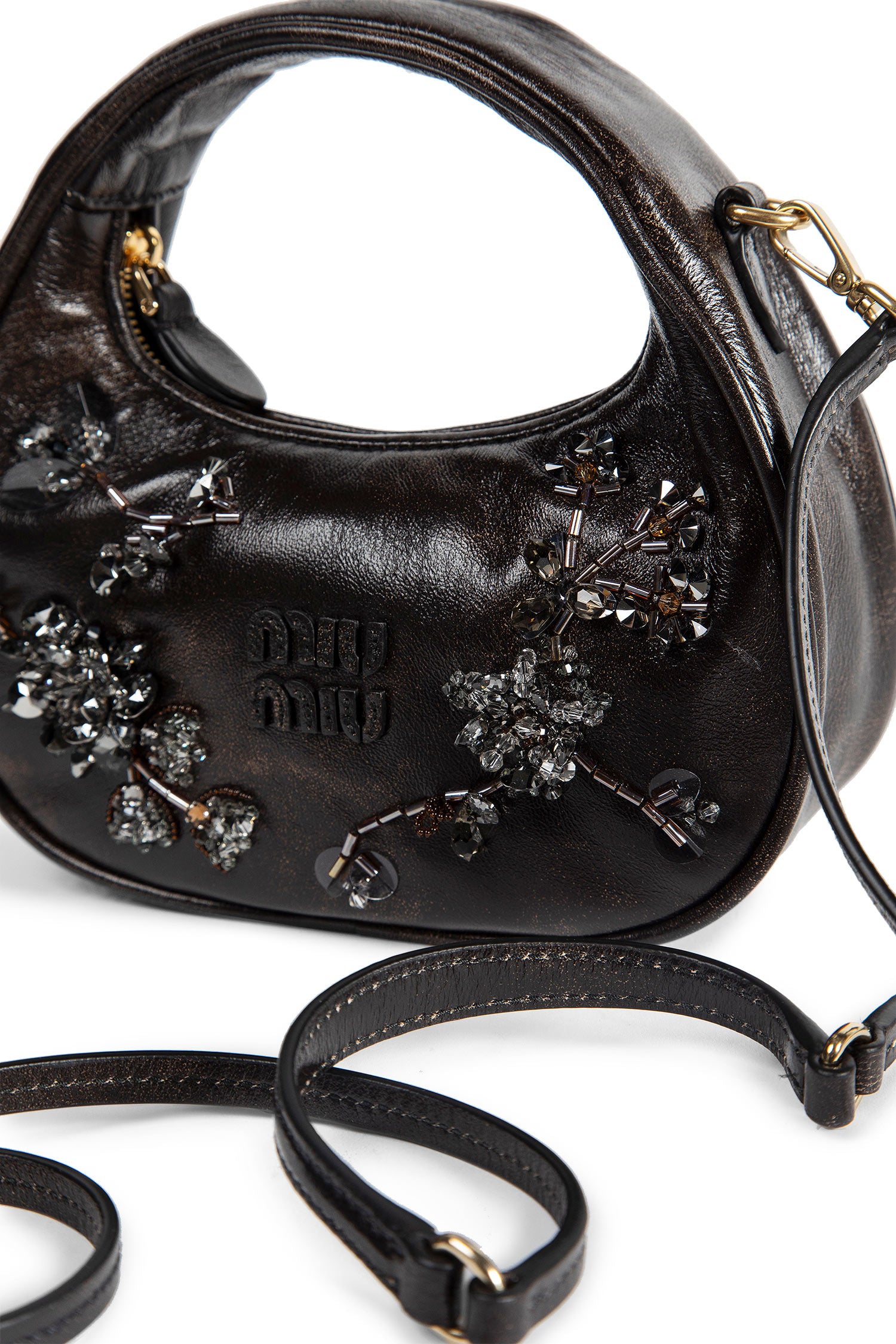 Wander Embroidered Mini Bag