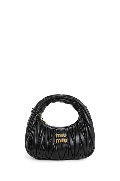 MIU MIU WOMAN BLACK MINI BAGS