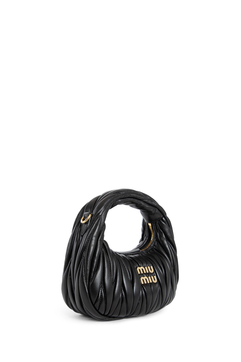 MIU MIU WOMAN BLACK MINI BAGS