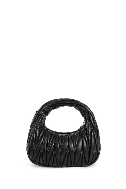 MIU MIU WOMAN BLACK MINI BAGS