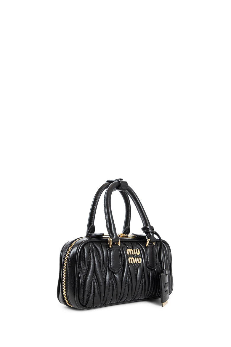 MIU MIU WOMAN BLACK MINI BAGS