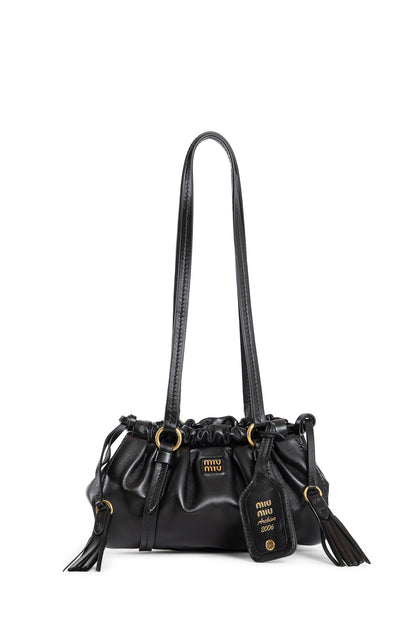 MIU MIU WOMAN BLACK MINI BAGS