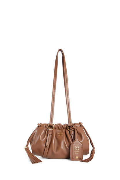 MIU MIU WOMAN BROWN MINI BAGS