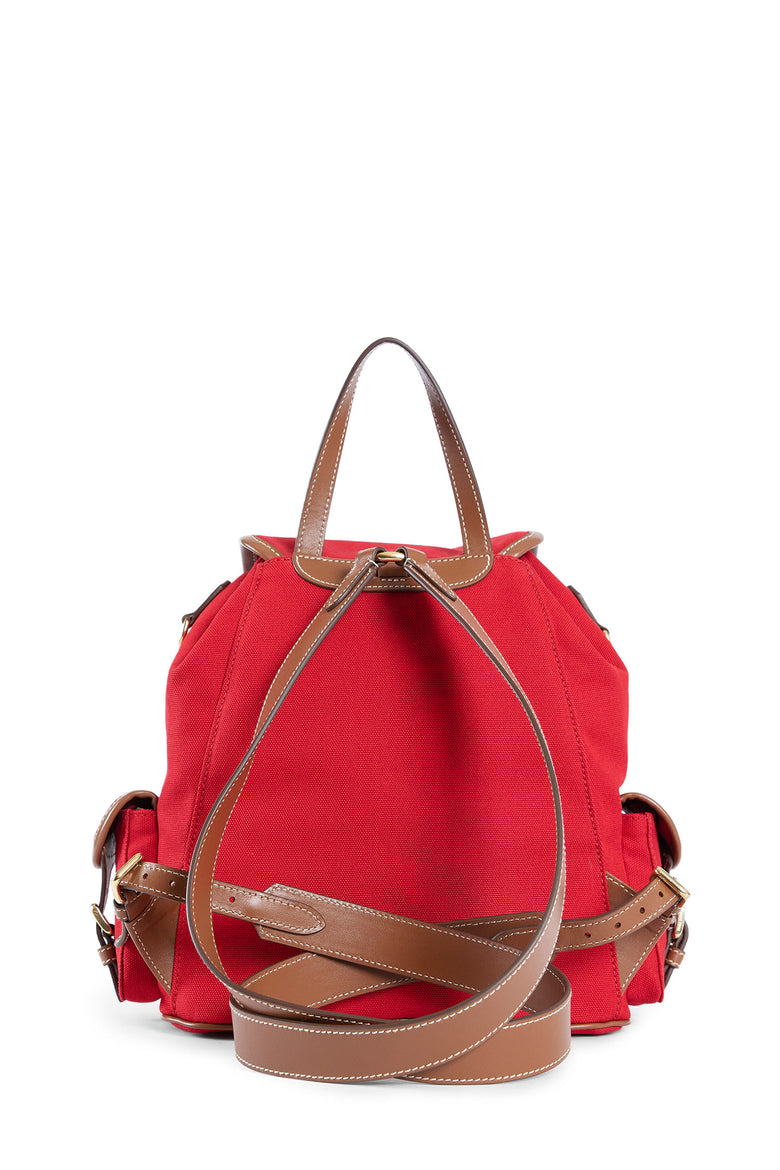 MIU MIU WOMAN RED BACKPACKS & TRAVEL BAGS