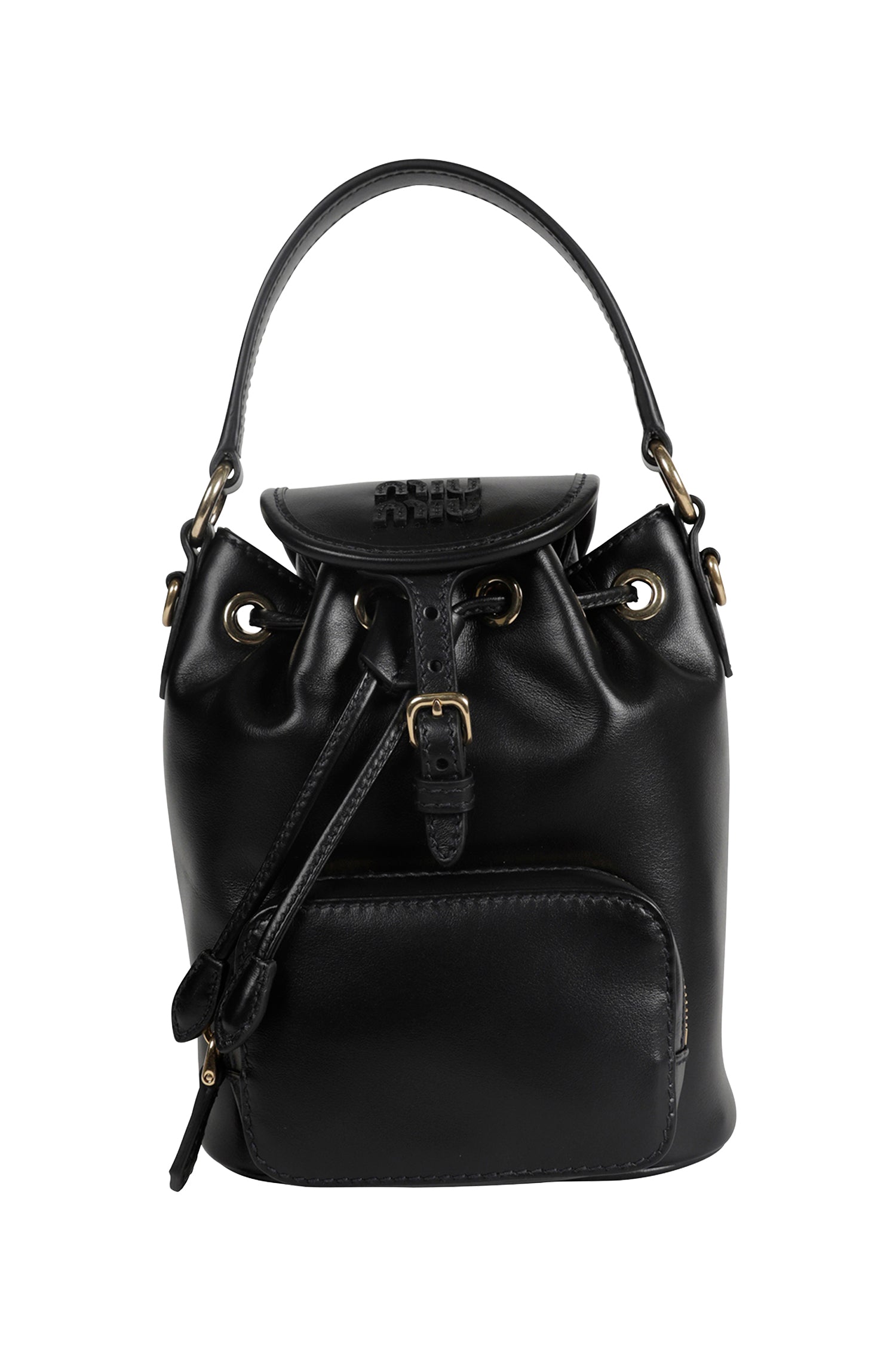 Mini Logo Buckle Backpack