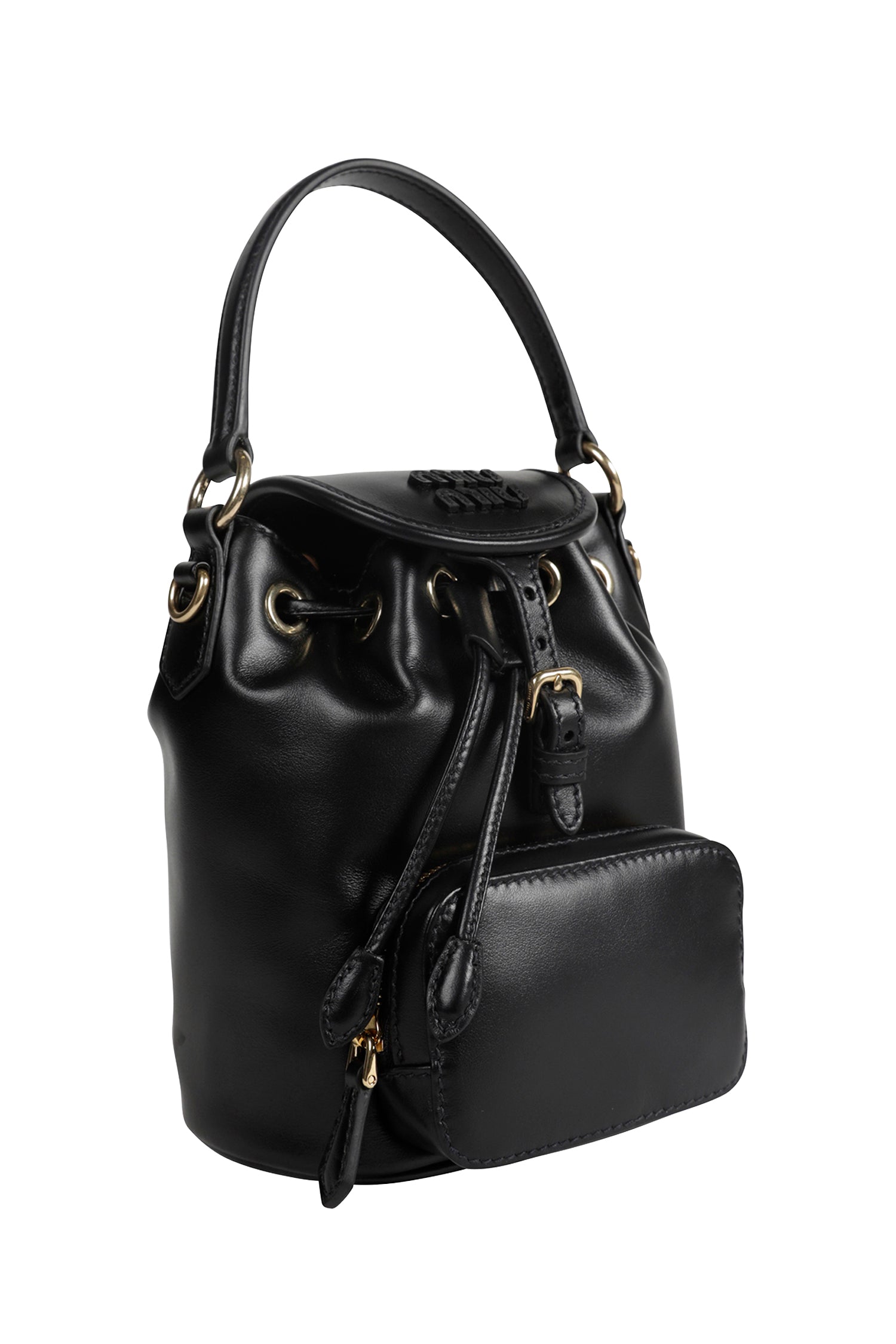 Mini Logo Buckle Backpack