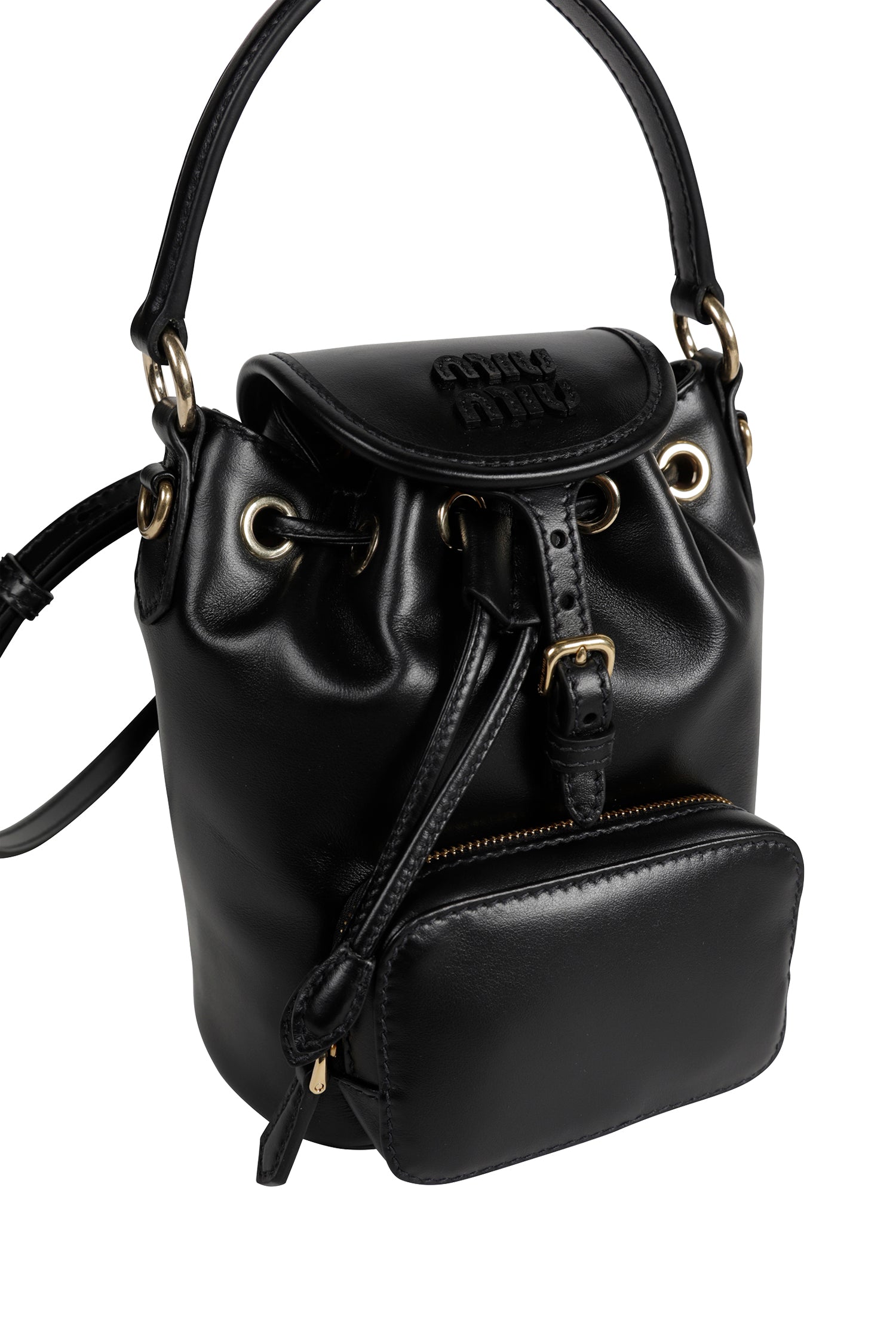 Mini Logo Buckle Backpack