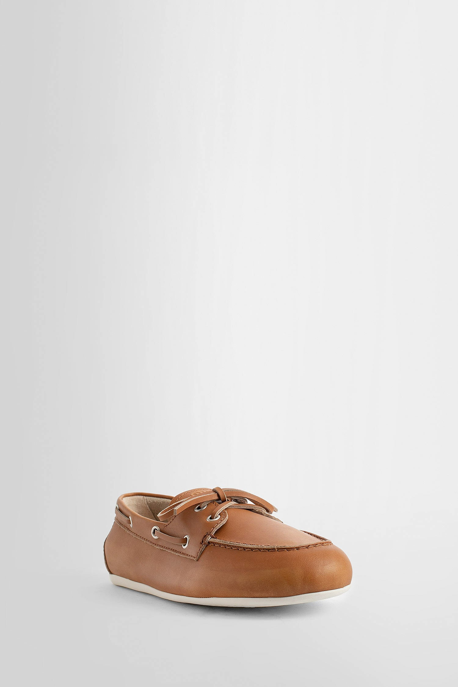 MIU MIU WOMAN BROWN LOAFERS & FLATS