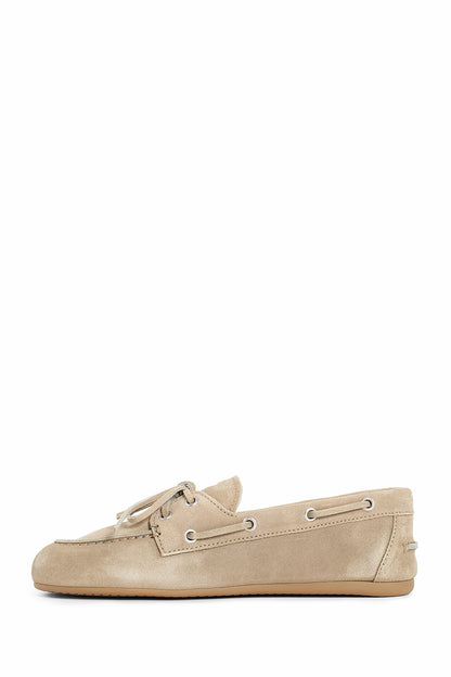 MIU MIU WOMAN BEIGE FLATS