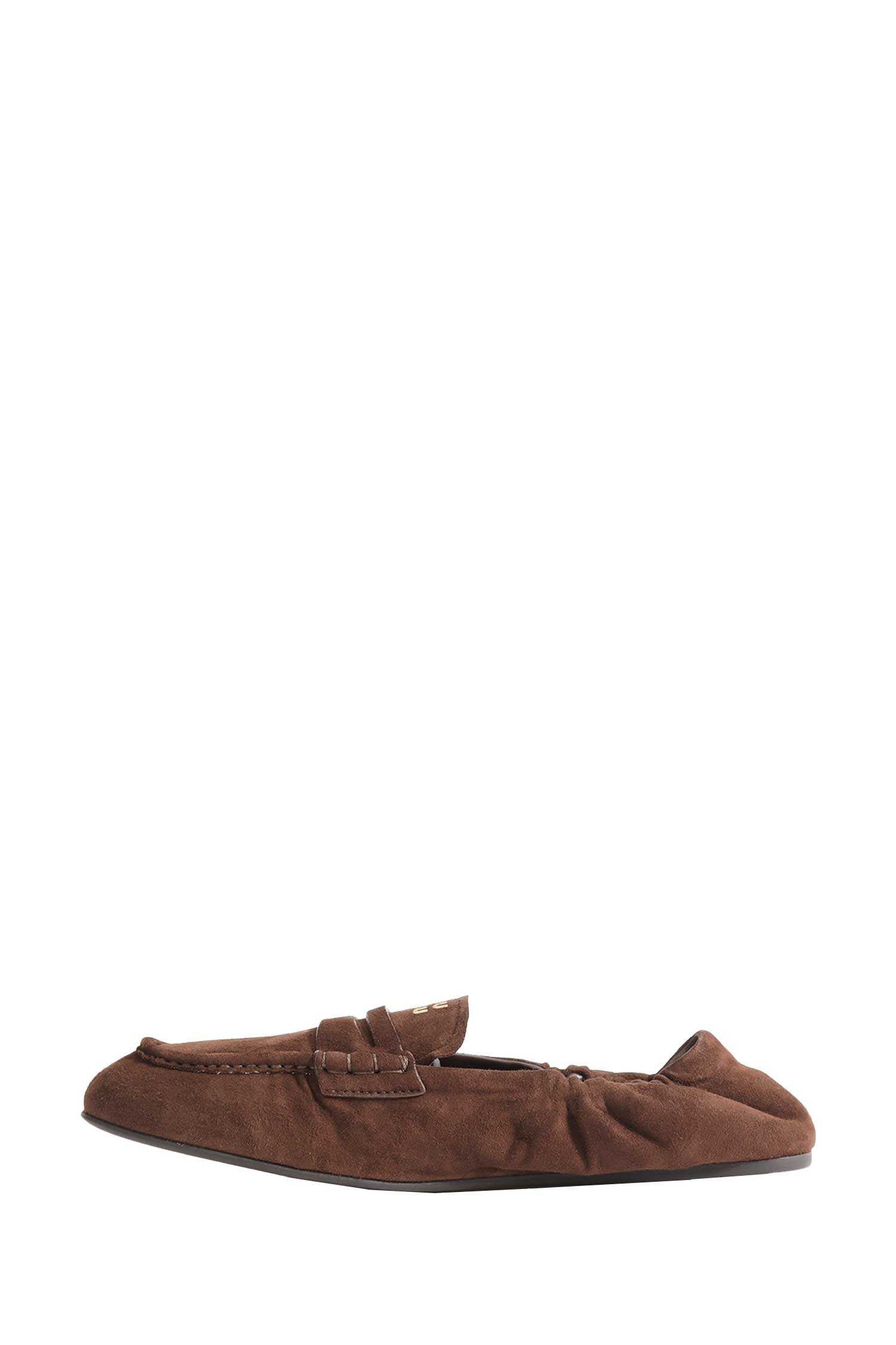 Ruches Suede Loafers