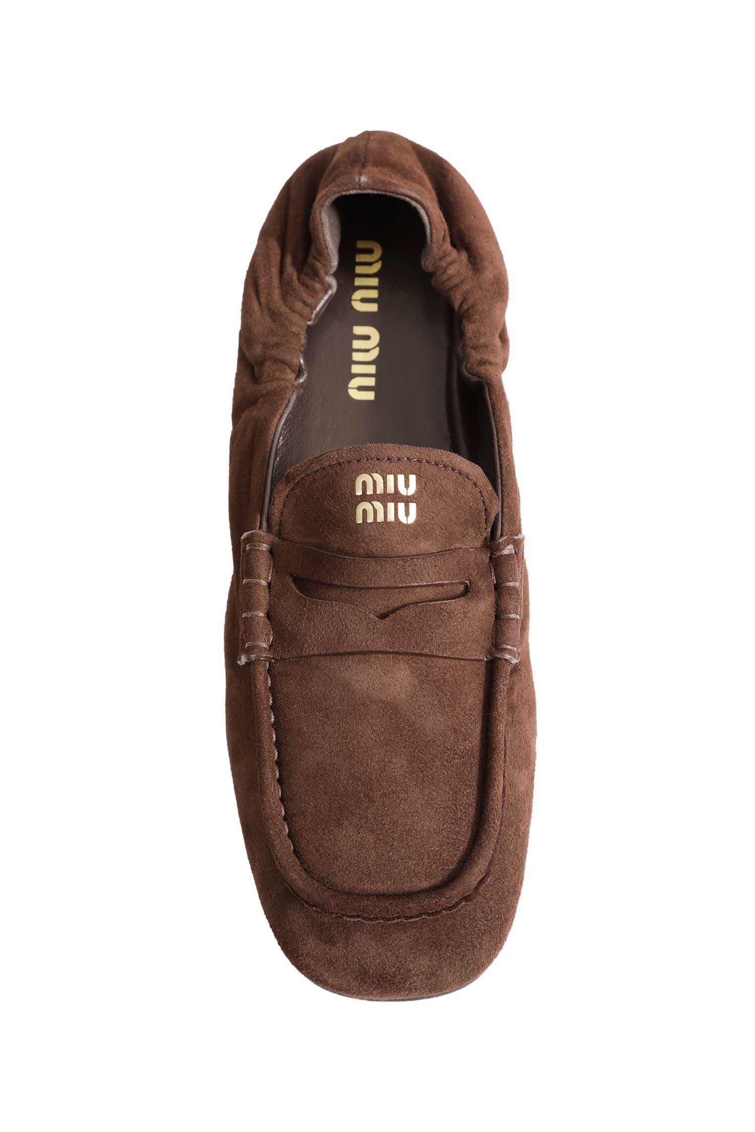 Ruches Suede Loafers