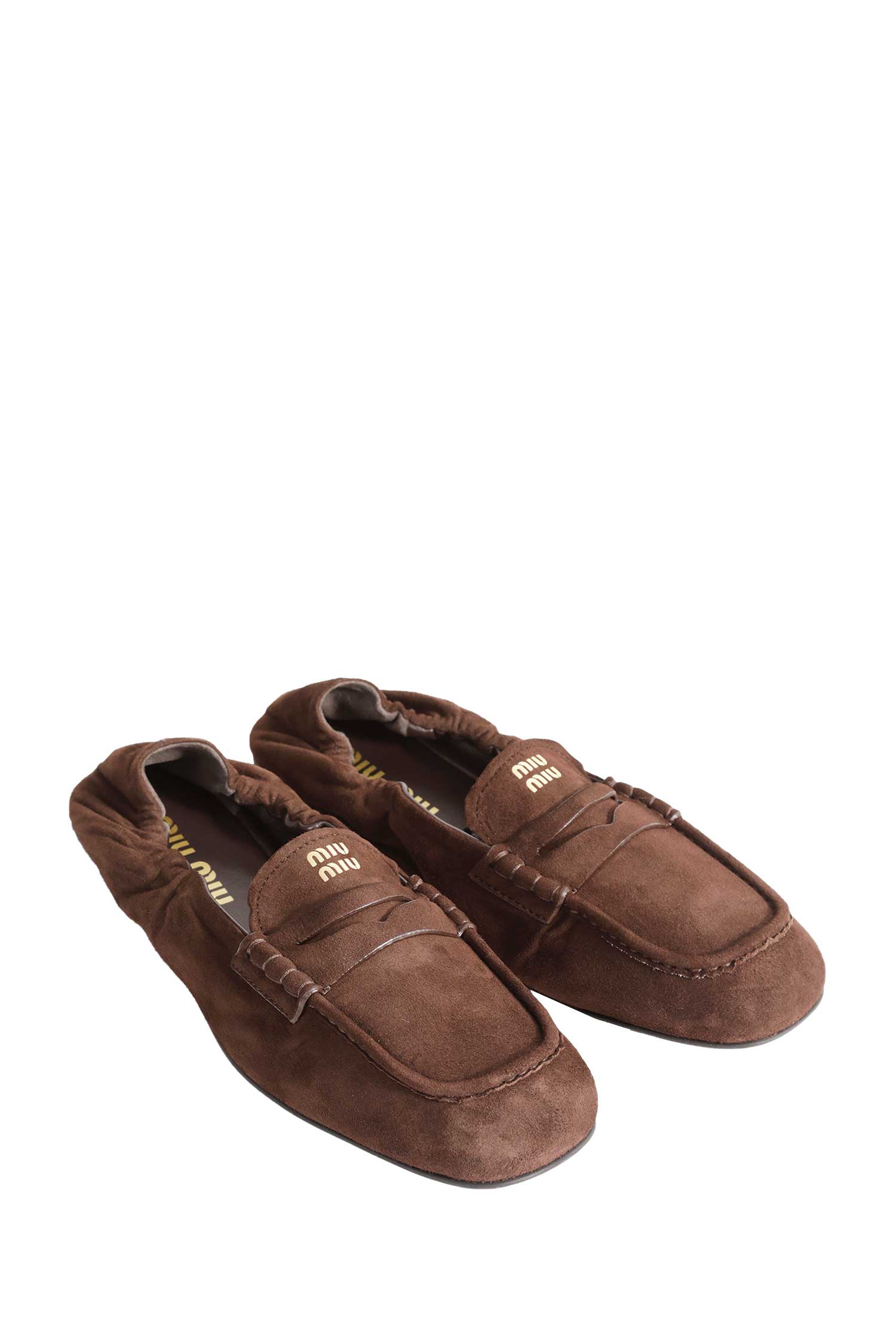 Ruches Suede Loafers