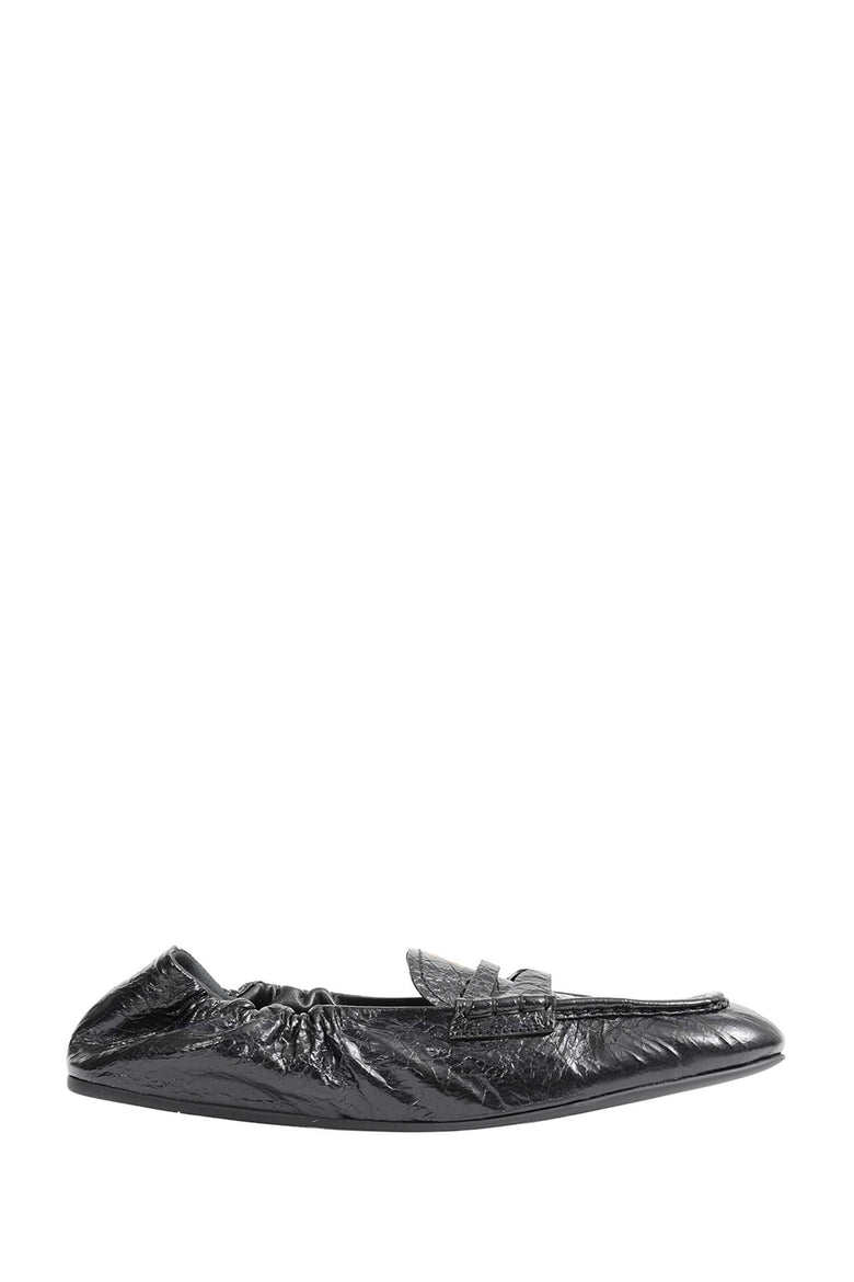 MIU MIU Ruches Nappa Leather Loafers woman