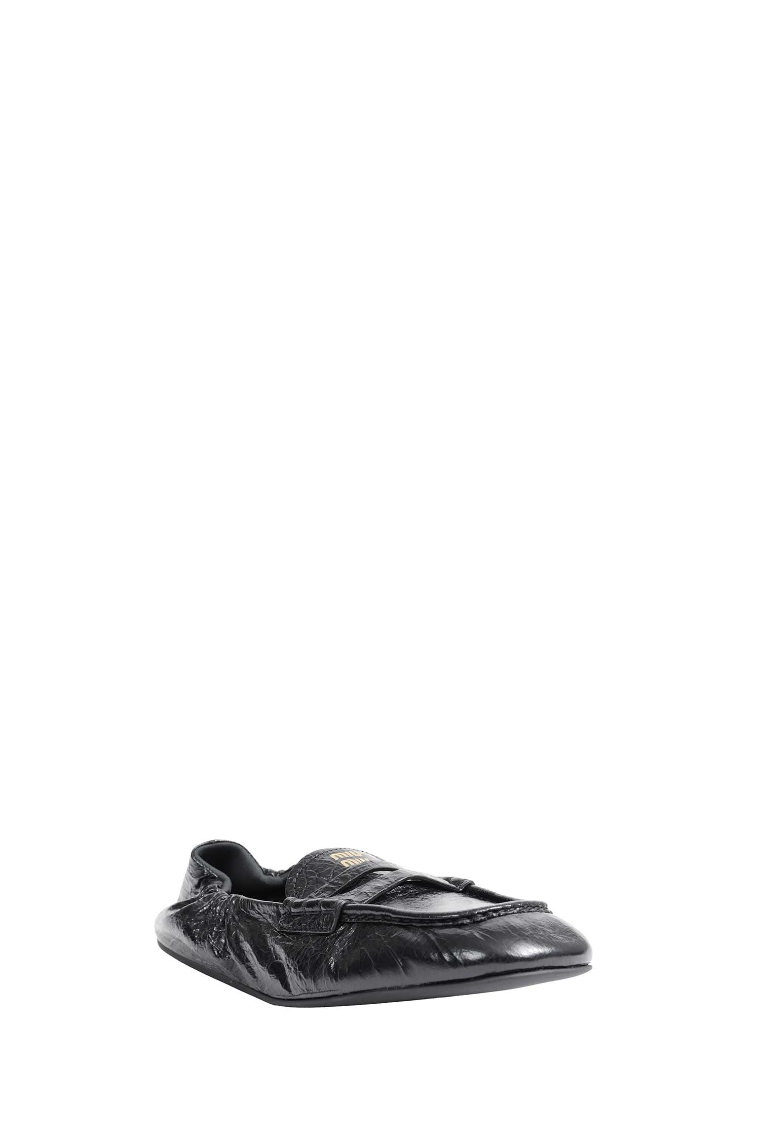 Ruches Nappa Leather Loafers