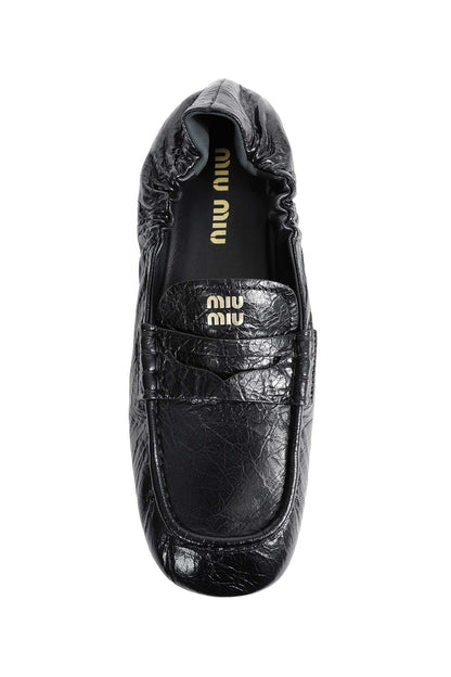 Ruches Nappa Leather Loafers