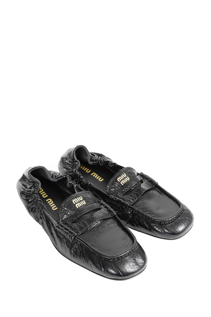 Ruches Nappa Leather Loafers