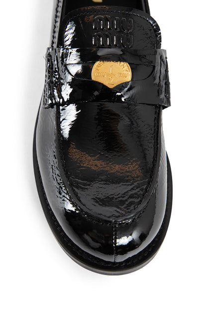 MIU MIU WOMAN BLACK FLATS