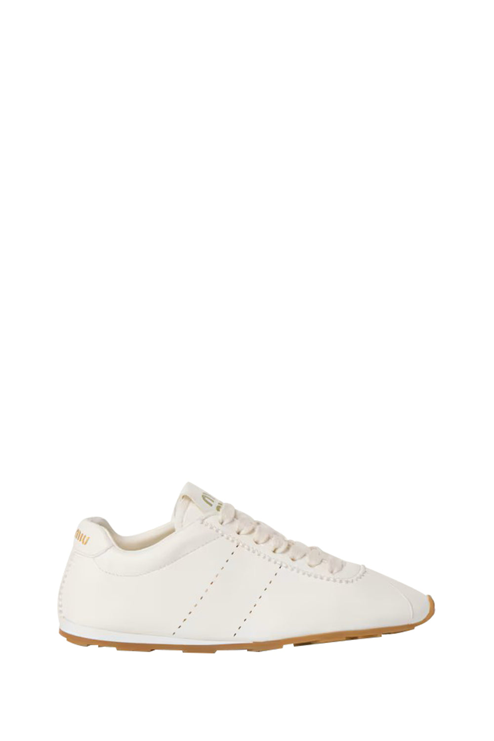 MIU MIU Plume Leather Sneakers woman
