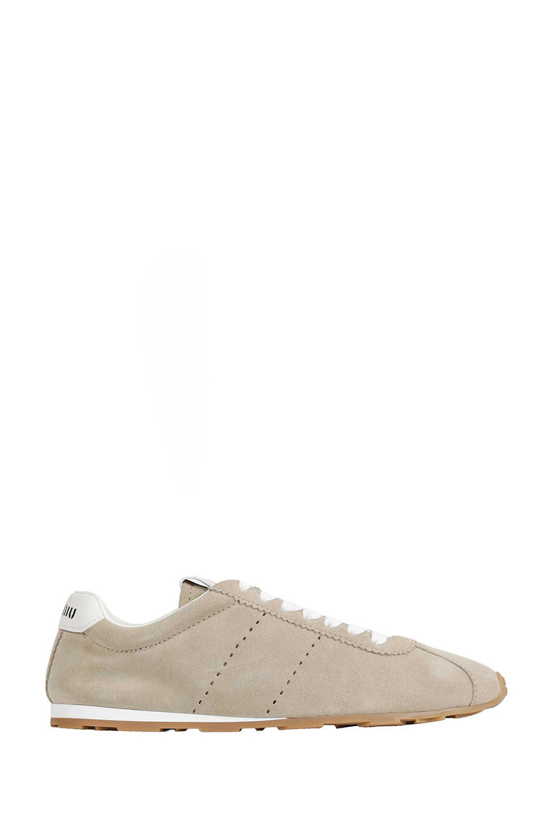 MIU MIU Plume Suede Sneakers woman