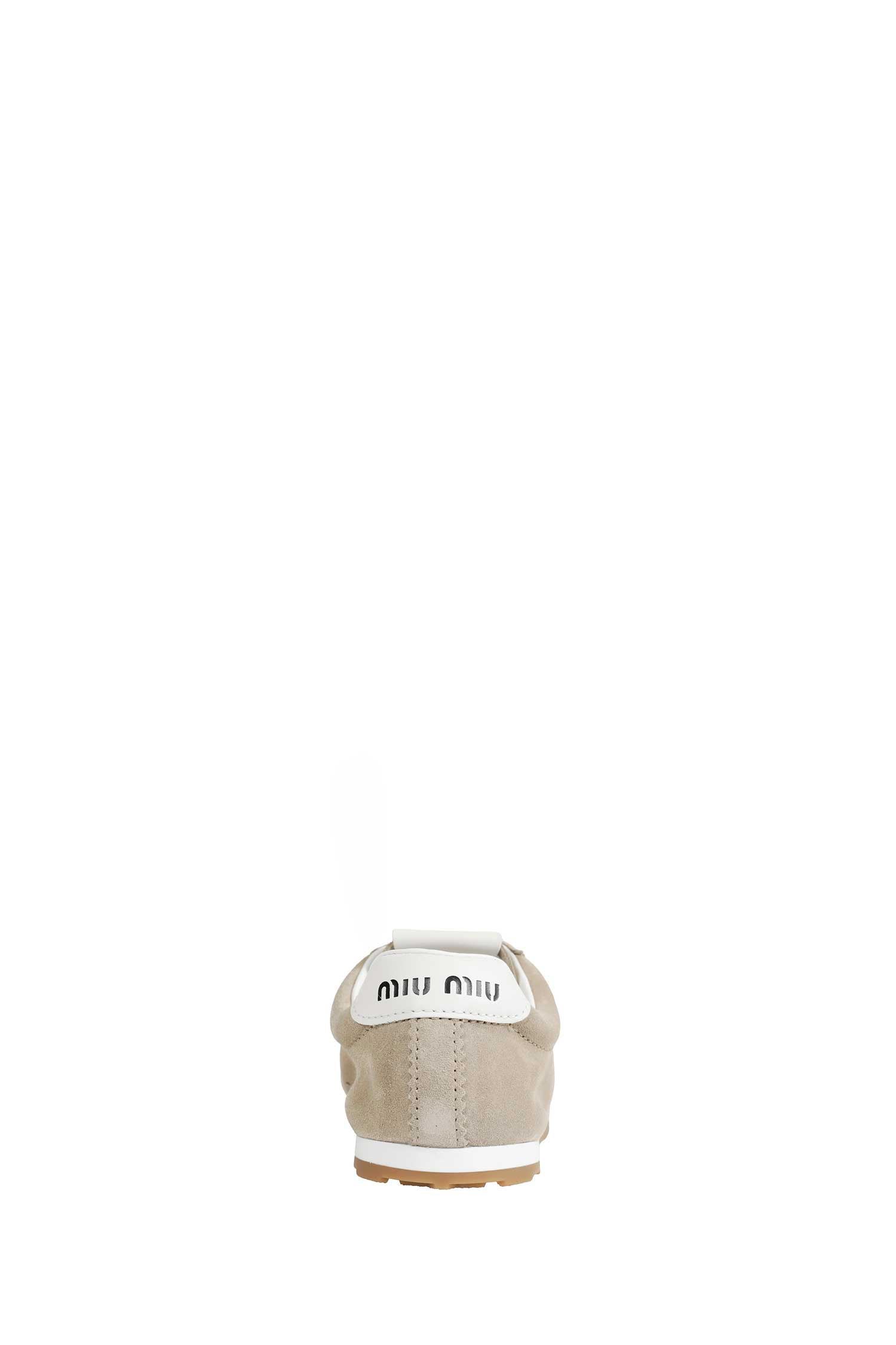 MIU MIU Plume Suede Sneakers woman