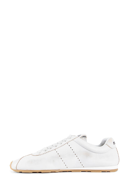 MIU MIU WOMAN WHITE SNEAKERS