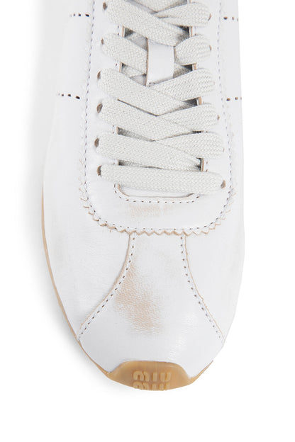 MIU MIU WOMAN WHITE SNEAKERS