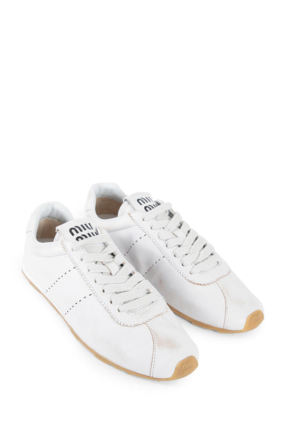 MIU MIU WOMAN WHITE SNEAKERS